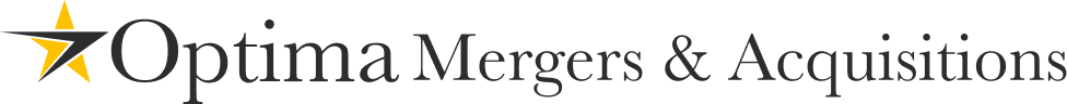 optimia mergers & acquisitions symbol branding